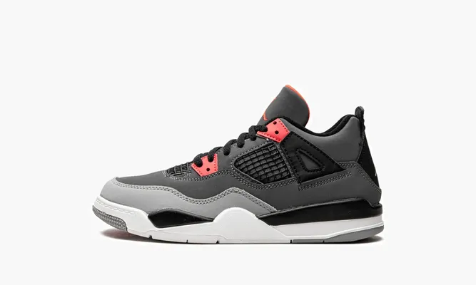 Для самых маленьких Air Jordan 4 PS «Infared» серый