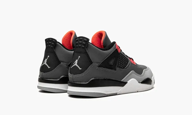 Для самых маленьких Air Jordan 4 PS «Infared» серый