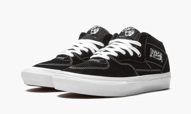Кроссовки Vans Half Cab Skate «Black / White» черный