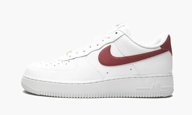 Кроссовки Air Force 1 '07 Low «Team Red» белый