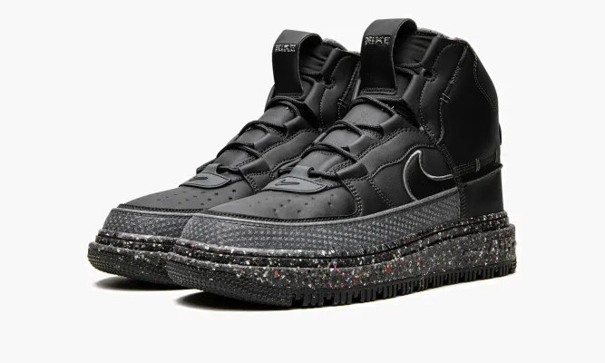 Кроссовки Air Force 1 High Boot NN «Dark Smoke Grey» черный
