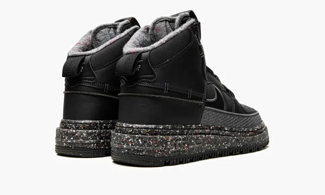Кроссовки Air Force 1 High Boot NN «Dark Smoke Grey» черный