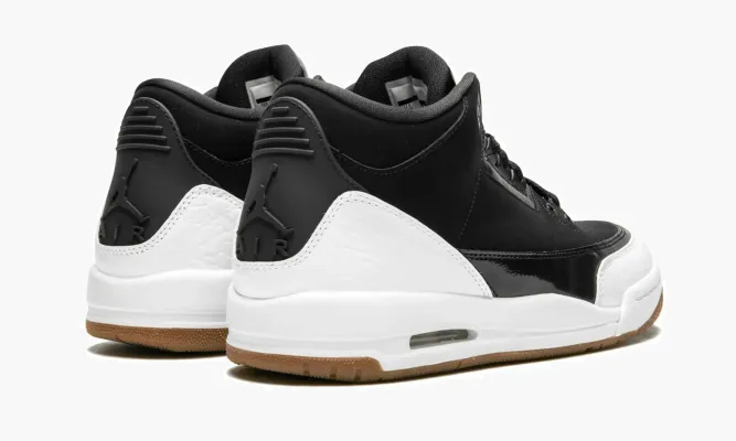 Кроссовки Air Jordan 3 Retro Gg «Black / White / Gum» черный