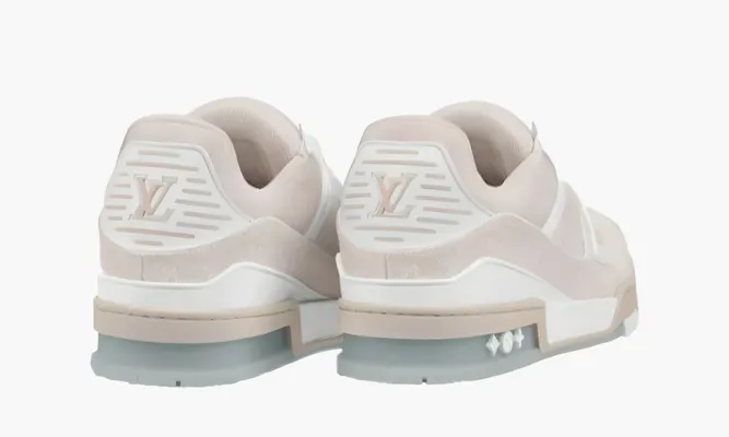 Кроссовки Louis Vuitton Trainer «Coconut» бежевый
