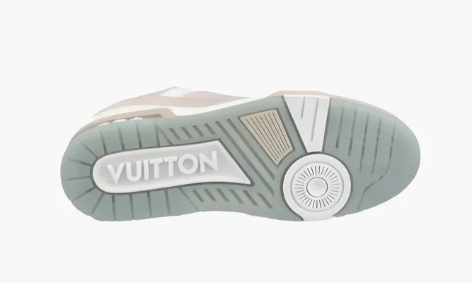 Кроссовки Louis Vuitton Trainer «Coconut» бежевый