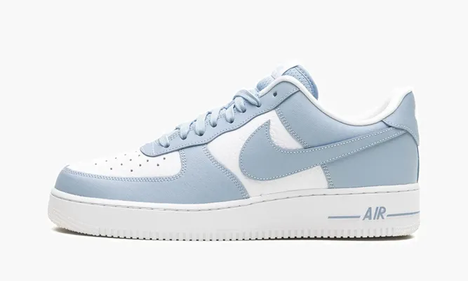 Кроссовки Air Force 1 «Light Armory Blue» lightBlue,белый