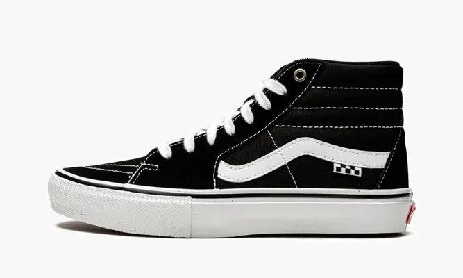 Кроссовки Vans Skate Sk8-hi «Black / White» черный