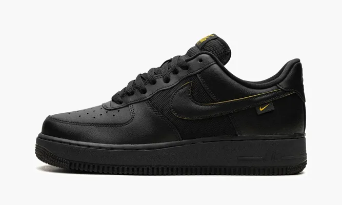 Кроссовки Air Force 1 '07 «Black/University Gold» черный