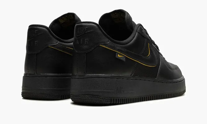 Кроссовки Air Force 1 '07 «Black/University Gold» черный