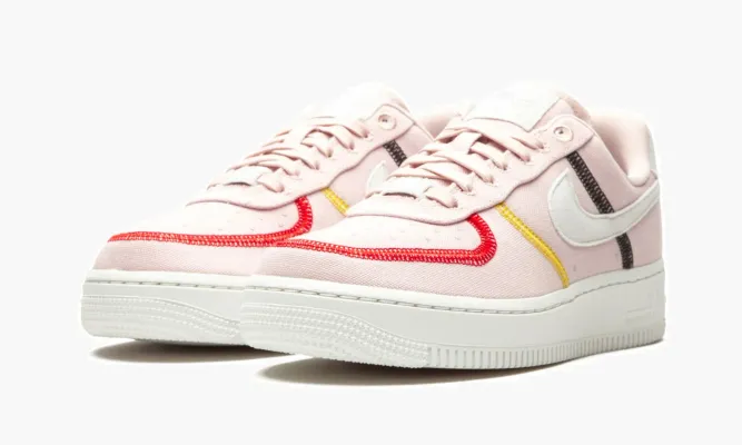 Кроссовки Air Force 1 «07 LX MNS WMNS »Stitched Canvas - Silt Red« розовый