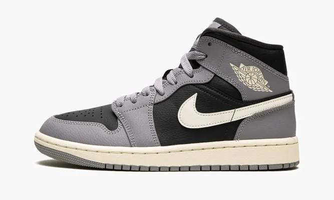 Кроссовки Air Jordan 1 Mid WMNS «Cement Grey» серый