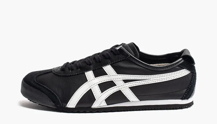 Кроссовки Asics Onitsuka Tiger Mexico 66 «Black White» черный