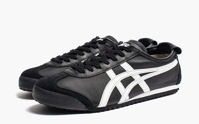 Кроссовки Asics Onitsuka Tiger Mexico 66 «Black White» черный