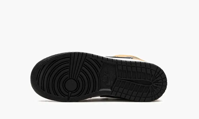 Кроссовки Air Jordan 1 Mid GS «Flight Club» оранжевый