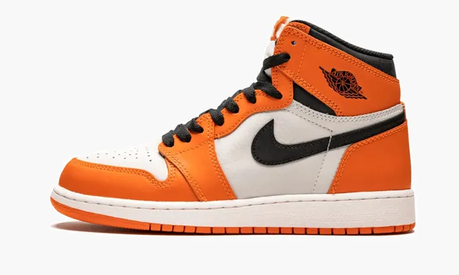 Кроссовки Air Jordan 1 Retro High OG Bg «Reverse Shattered Backboard» оранжевый