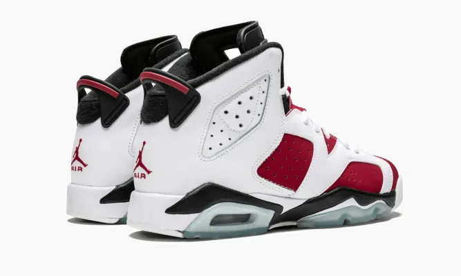 Кроссовки Air Jordan 6 Retro GS «Carmine» белый