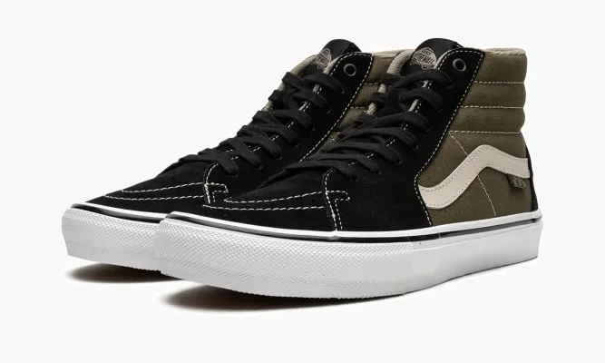 Кроссовки Vans Skate SK8 HI черный,зеленый