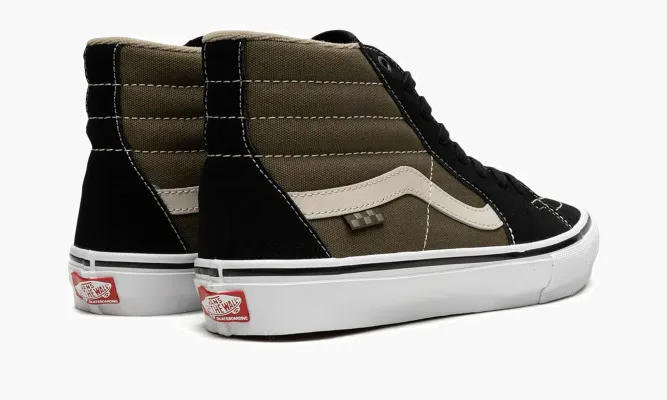 Кроссовки Vans Skate SK8 HI черный,зеленый