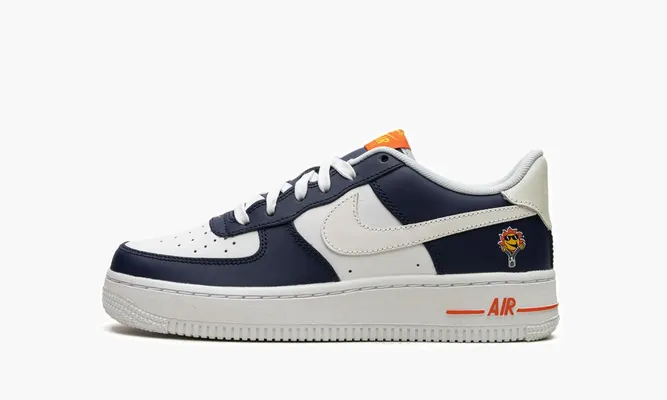 Кроссовки Air Force 1 LOW GS «UV REACTIVE» синий,белый