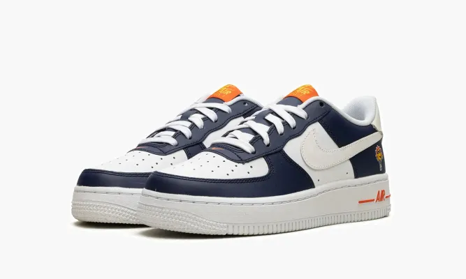 Кроссовки Air Force 1 LOW GS «UV REACTIVE» синий,белый