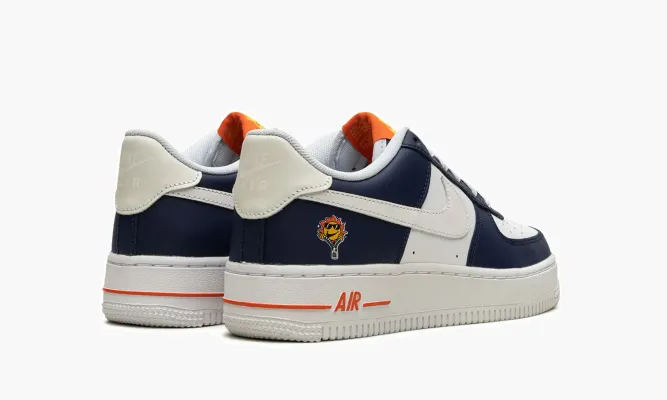 Кроссовки Air Force 1 LOW GS «UV REACTIVE» синий,белый