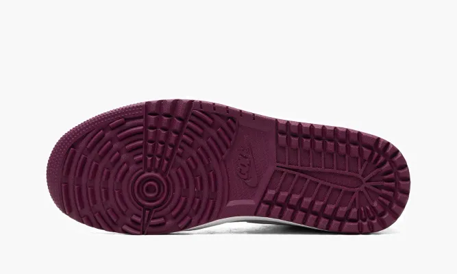 Кроссовки Air Jordan 1 High Golf «Bordeaux» белый