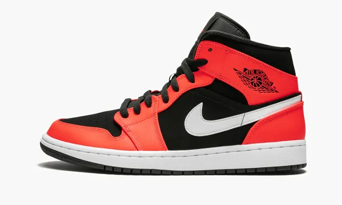 Кроссовки Air Jordan 1 Mid «Infrared 23» черный
