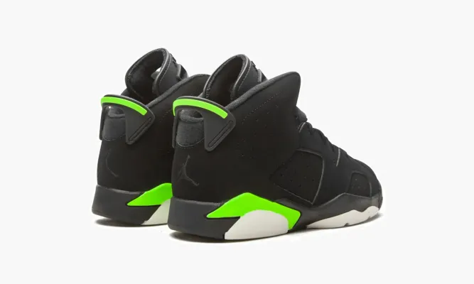 Для самых маленьких Air Jordan 6 Retro PS «Electric Green» черный