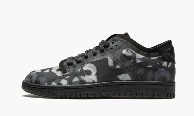 Кроссовки Nike Dunk Low WMNS «Comme Des Garçons - Monogram Print» черный