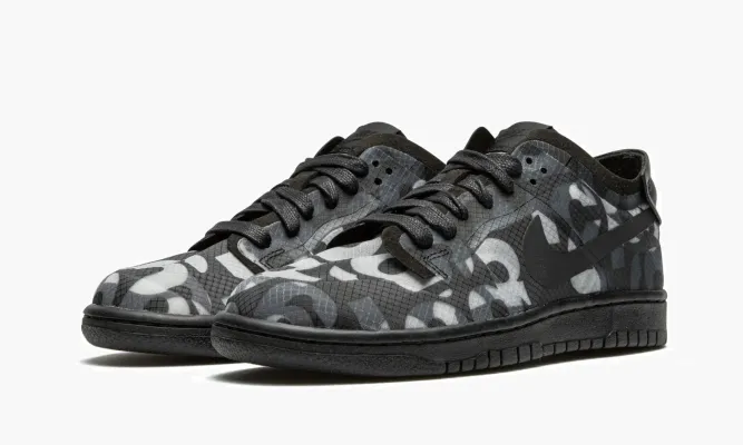 Кроссовки Nike Dunk Low WMNS «Comme Des Garçons - Monogram Print» черный