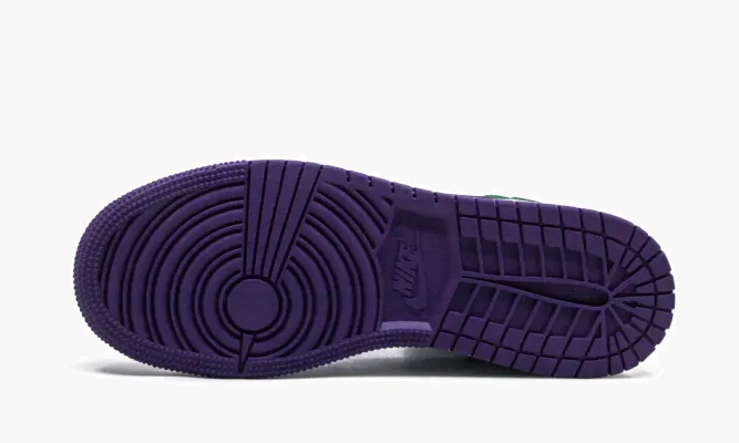 Кроссовки Air Jordan 1 Mid GS «Hulk» зеленый