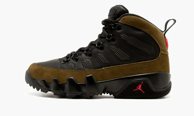 Кроссовки Air Jordan 9 Retro Boot Nrg «Olive» черный