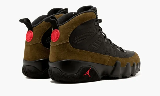 Кроссовки Air Jordan 9 Retro Boot Nrg «Olive» черный