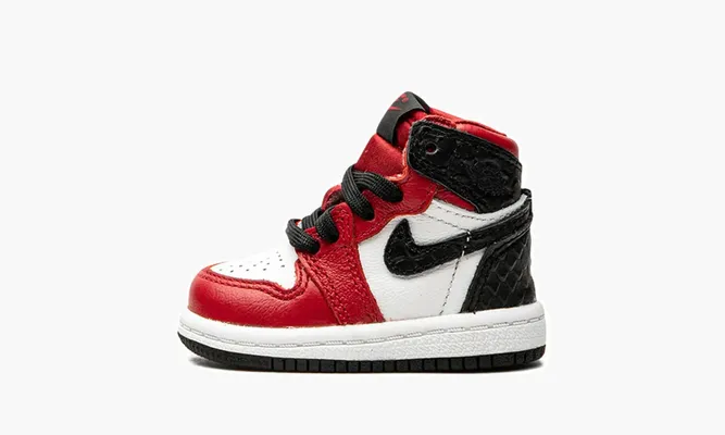 Для самых маленьких Air Jordan 1 High Retro TD «Satin Snake» синий