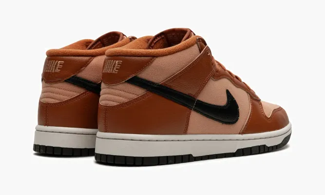 Кроссовки Nike Dunk Mid «Amber Brown» коричневый