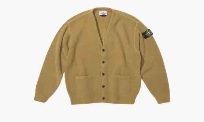 Одежда Supreme X Stone Island Cardigan «Yellow» желтый
