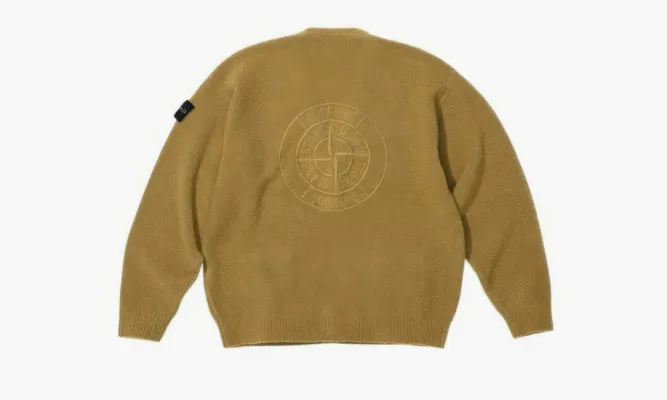 Одежда Supreme X Stone Island Cardigan «Yellow» желтый
