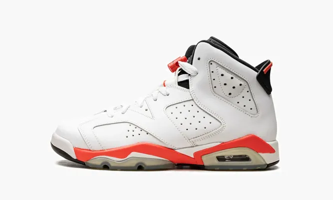 Кроссовки Air Jordan 6 Retro Bg «Infrared» белый
