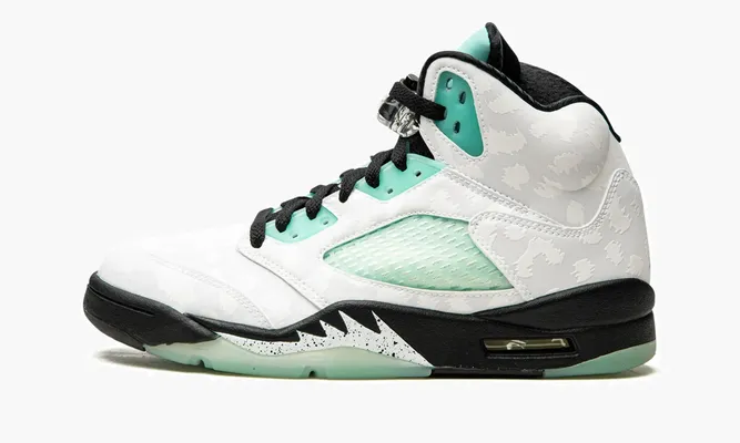 Кроссовки Air Jordan 5 «Island Green» белый