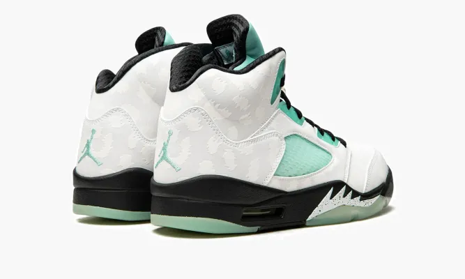 Кроссовки Air Jordan 5 «Island Green» белый