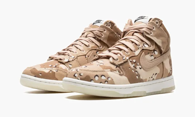 Кроссовки Nike Dunk High WMNS «Desert Camo» бежевый