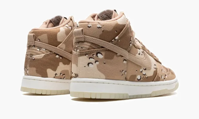 Кроссовки Nike Dunk High WMNS «Desert Camo» бежевый