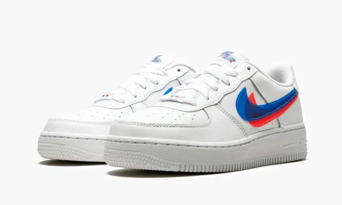 Кроссовки Air Force 1 LV8 KSA GS «3D Glasses» белый