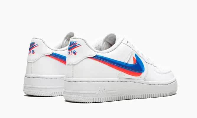 Кроссовки Air Force 1 LV8 KSA GS «3D Glasses» белый