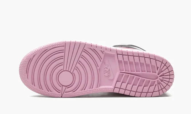 Для самых маленьких Air Jordan 1 Mid PS «White / Light Arctic Pink / Black» белый