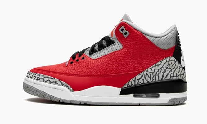Кроссовки Air Jordan 3 Retro «Red Cement / Unite» красный