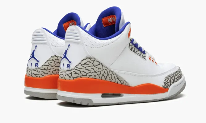 Кроссовки Air Jordan 3 Retro «Knicks» белый