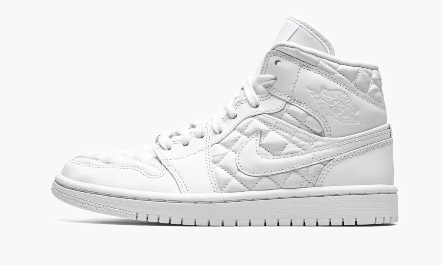 Air Jordan 1 Mid WMNS «Quilted White»