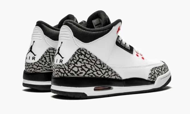 Кроссовки Air Jordan 3 Retro Bg «Infrared 23» белый
