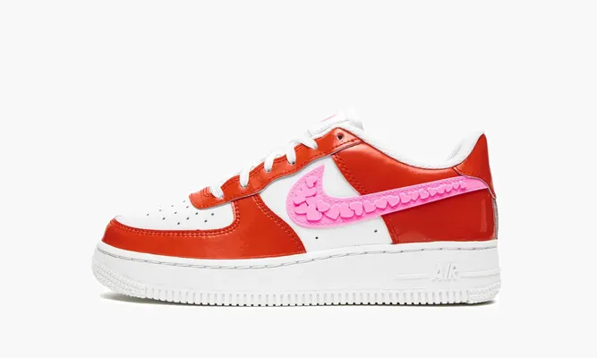Кроссовки Air Force 1 Low GS «Valentine's Day 2023» красный,белый